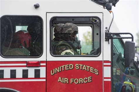 Air Force Fire Protection Specialists Conduct Wartime Firefighting