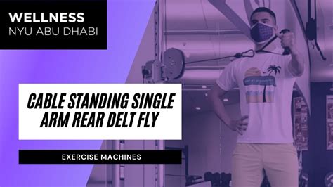Cable Single Arm Rear Delt Fly Youtube