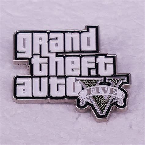 Gta Online Grand Theft Auto V Enamel Pin Distinct Pins