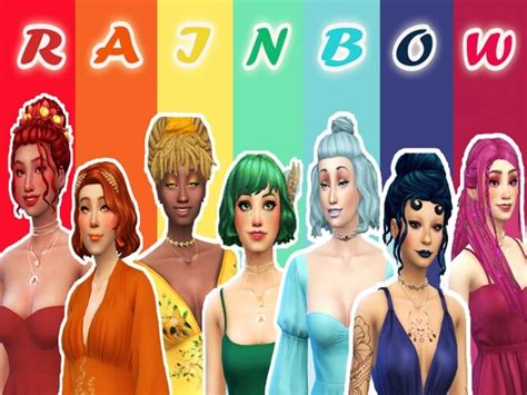 Rainbow Sims Challenge By Mimsyt At Mod The Sims Sims 4 Updates