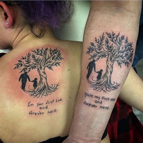 This tattoo is pretty popular among men in. 88 Creative Father-Daughter Tattoo Ideas Perfect For Any ...