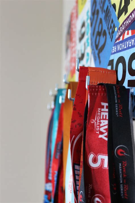 Race Bib Marathon Medal Hanger