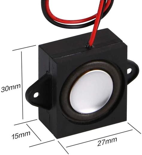 2pcs arduino speaker 3 watt 8 ohm single cavity mini speaker full range cavity mobile portable