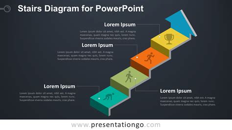 Stairs Diagram For Powerpoint