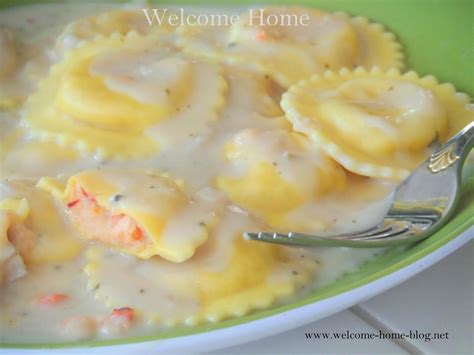 I hope this recipe becomes a family favorite thank you for your awesome feedback. Welcome Home Blog: ♥ Lobster Ravioli in a Lobster Cream Sauce