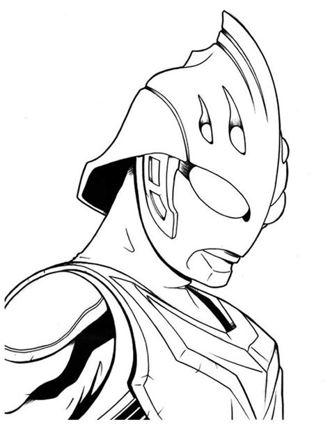 printable ultraman coloring pages