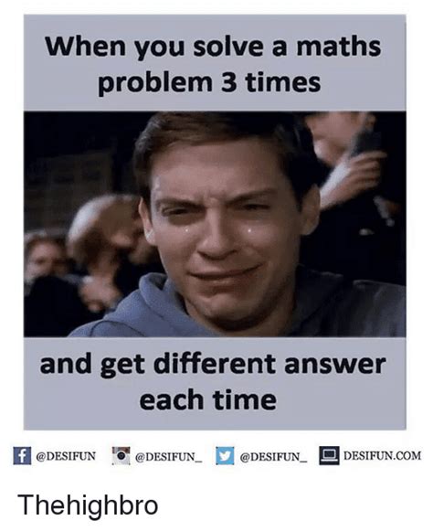 Funny Maths Questions Memes Perpustakaan Sekolah