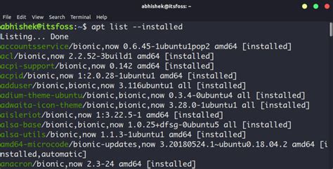 How To List Installed Packages On Ubuntu And Debian