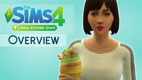 The Sims 4 Cool Kitchen Stuff Pack Overview Youtube