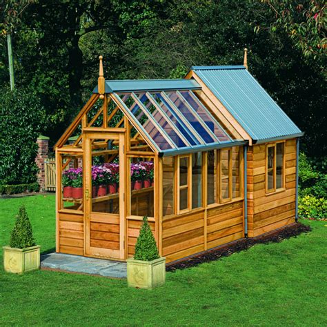 Beautiful diy greenhouses for any environment. Rosemoore Combi Greenhouse/shed