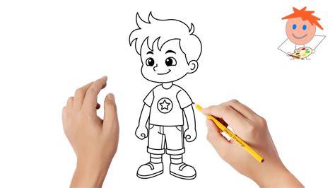 How To Draw A Little Boy Easy Drawings Youtube