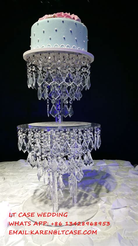 Acrylic Crystal Wedding Cake Stand Wedding Decoration Wedding Props Of