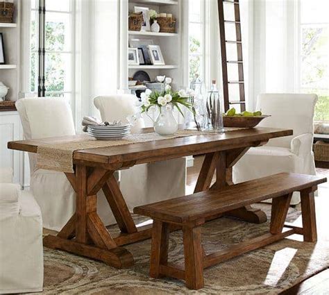 Pottery Barn Inspired Diy Table And Benches