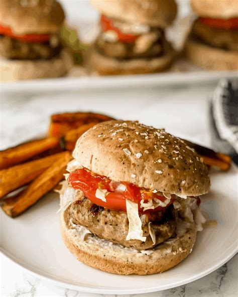 Healthy Turkey Burger Recipe Organize Yourself Skinny