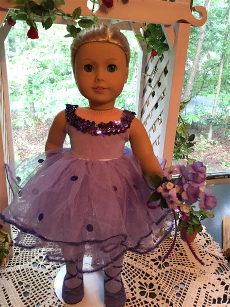 purple ballet outfit to fit your 18 american girl doll by emmakate0 on etsy ballet clothes
