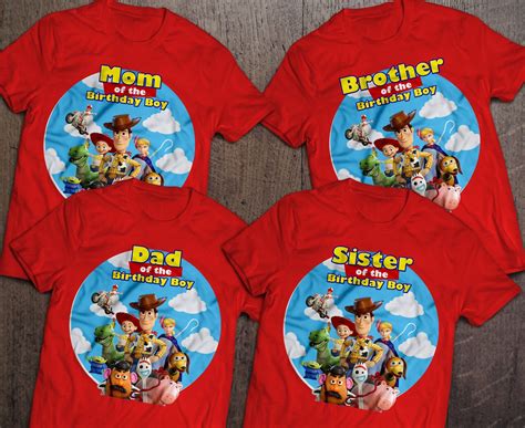 Toy Story Birthday Shirt For Toddler Or Adults My Party Templates