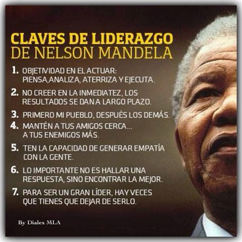 7 Claves De Liderazgo De Nelson Mandela Infografia Infographic Tics