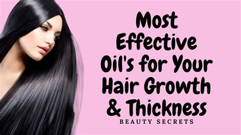 Essential Oil For Hair Growth And Thickness Mix These Oils And Get