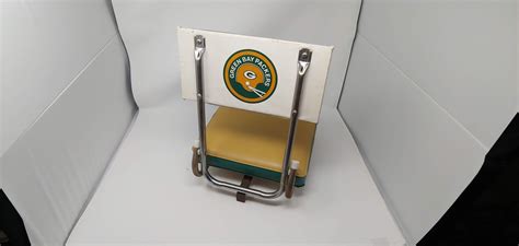 It has six positions to adjust for ones level of comfort. Green Bay, Packers, Stadium Seat, NFL, Green, Gold ...