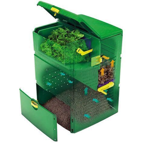 Well built and sturdy, the three sections ensure a steady supply of compost for your gardening needs, and. Aeroplus 3-Stage Compost Bin - 21 Cubic Feet | สวน, การทำ ...