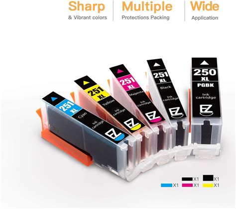 Ink Cartridge For Canon Pgi 250xl Pgi 250 Xl Cli 251xl Cli 251 Xl