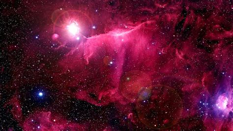 Pink Nebula Galaxy Space Wallpaper