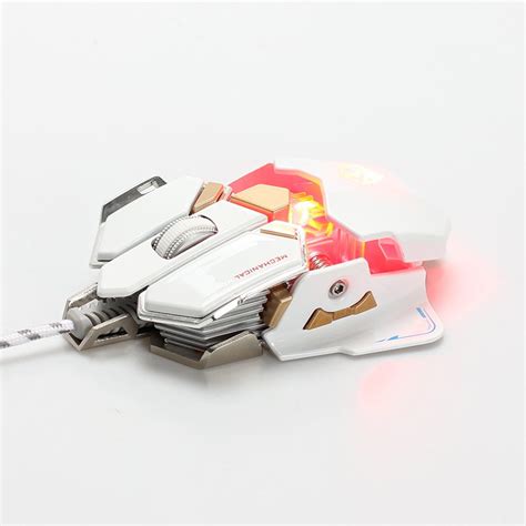 Luom G10 10 Buttons Metal Optical Mouse Mechanical Mouse Wired