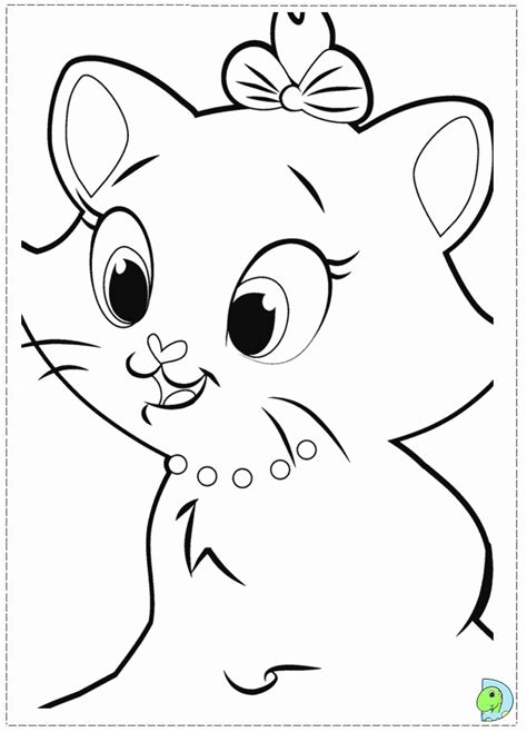 You can choose to print the ones with a simple design or go with more detailed cat coloring sheets. Marie Cat Coloring Pages - Coloring Home