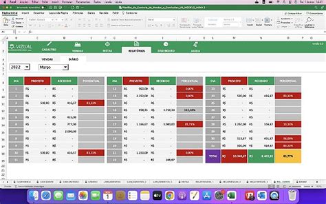 Planilha De Controle De Vendas Download Excel Simples