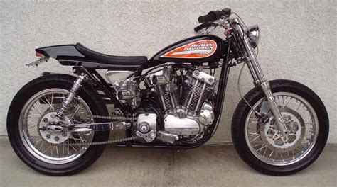 Now that the engine displaces 1,400cc, this example dyno'd at 96 horsepower and it's really sweet. Harley Davidson Street Trackers on Vintage Flat Trackers Pages
