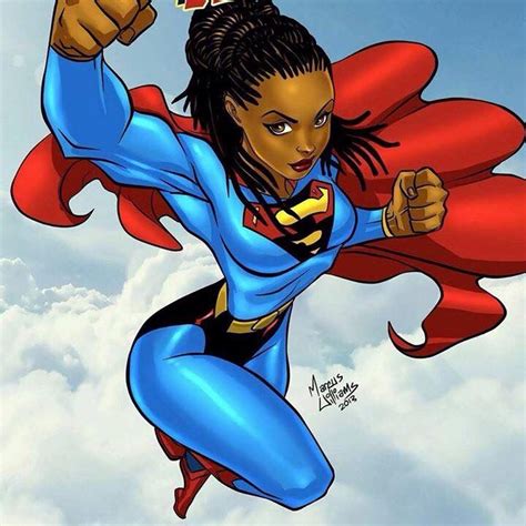 Black Girl Superhero Cartoon