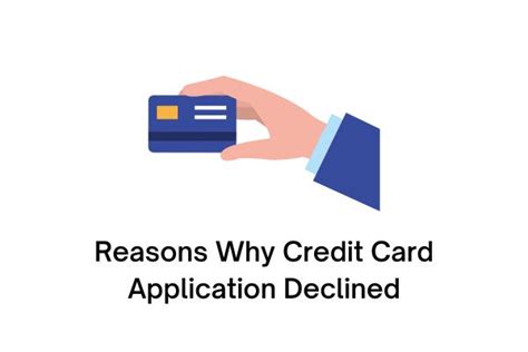 10 Reasons Why Credit Card Application Declined