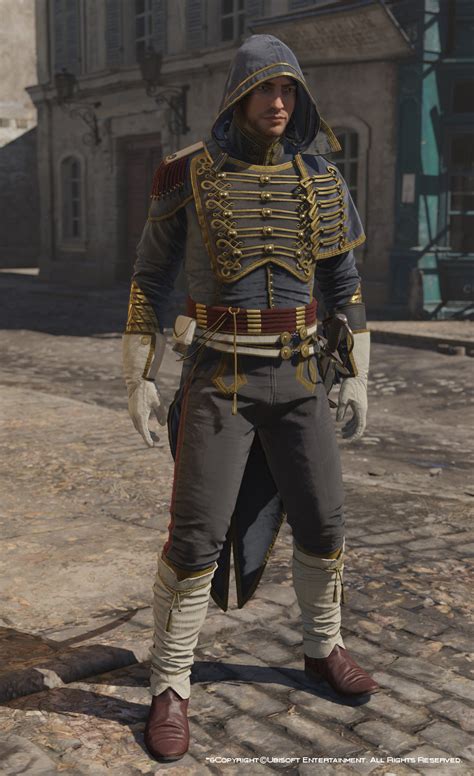 Artstation Assassins Creed Unity Avatar Napoleonic Outfit Three