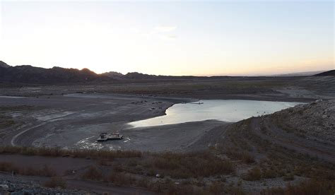 Lake Mead Before And After Colorado River Basin Losing Water At