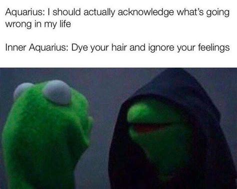 aquarius memes ♒️ on instagram “i got bangs bc i couldn t deal with feeling as if i am losing