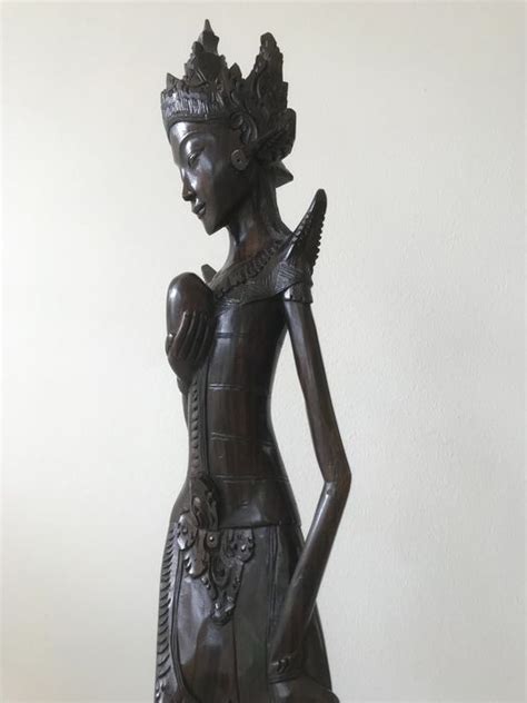 Carving Makassar Ebony Dewi Sri 55 Cm Bali Catawiki