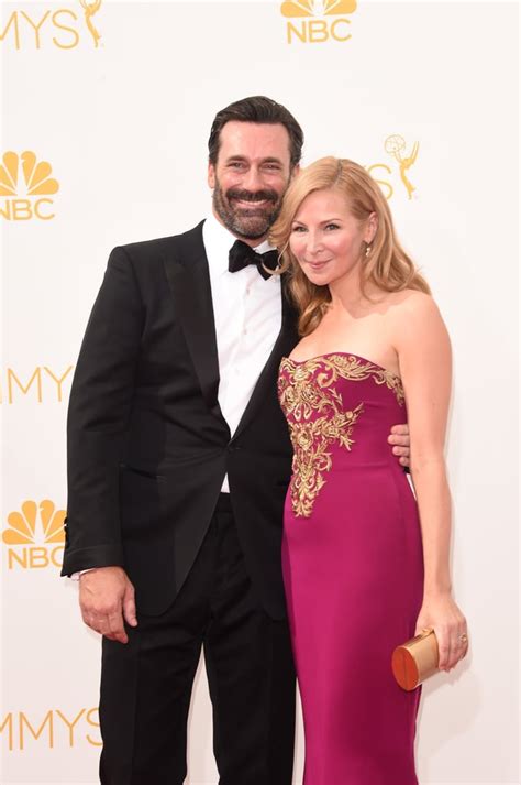 Jon Hamm And Jennifer Westfeldt Celebrities At The Emmy Awards 2014