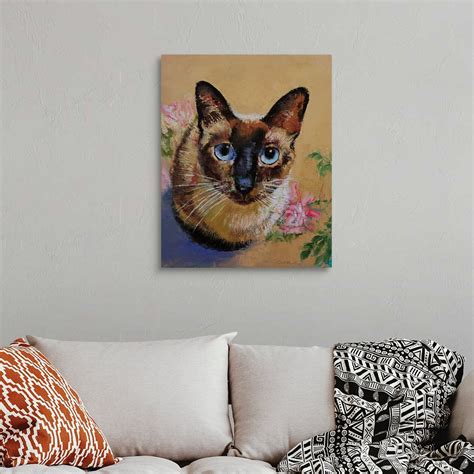 Siamese Cat Wall Art Canvas Prints Framed Prints Wall Peels Great