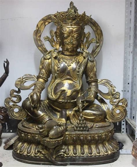 Wholesale Factory 34 Tibet Buddhism Copper Bronze Yellow Jambhala