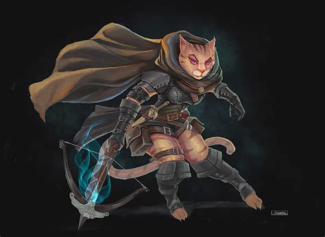 Tabaxi Rogue Echo Quicklaw Dosie On Artstation At