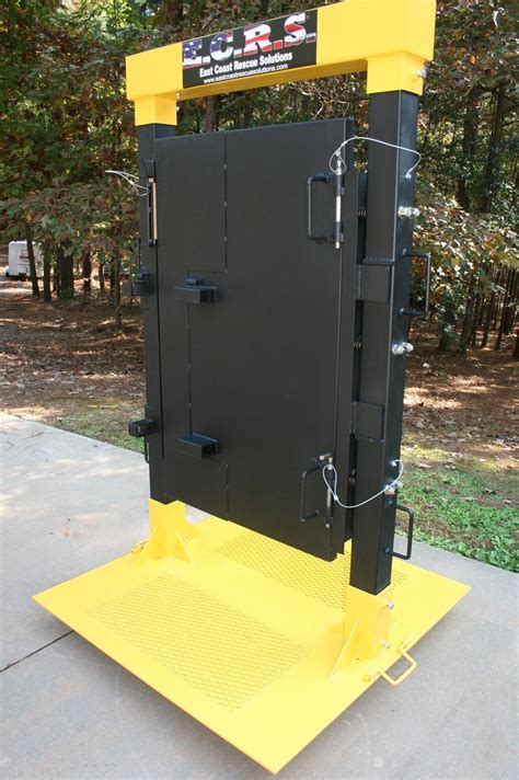 Custom Built Forcible Entry Door Simulator That Allows Firefighters