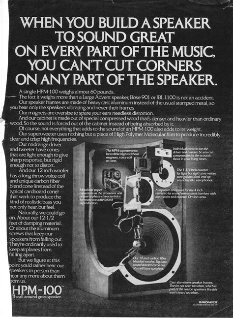 Golden Age Of Audio Vintage Speakers Speaker Pioneer Audio