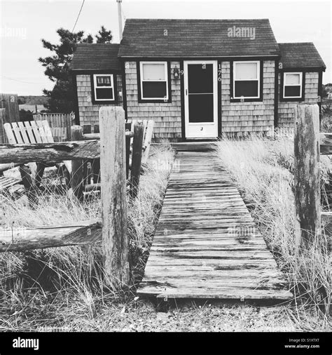 Walkway Leading To A Cottage Near The Beach Cape Cod Massachusetts