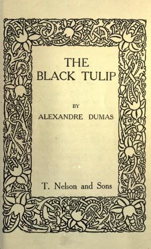 The Black Tulip By Alexandre Dumas Open Library