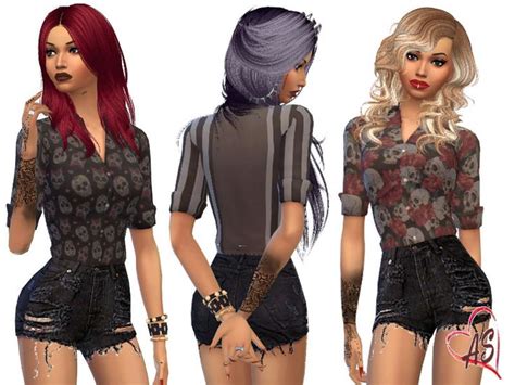 Pin On Sims 4 Womens Clothing Cc