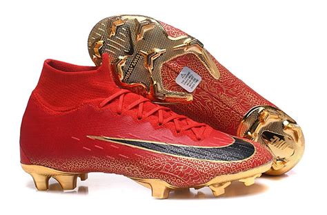 Nike Mercurial Superfly Vi 6 Elite Cr7 Fg Black Red