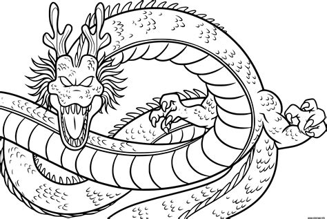 Coloriage Dragon De Dragonballz