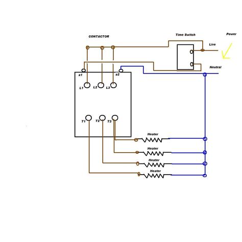 Contactor Wiring Diagram A1 A2 Blogid