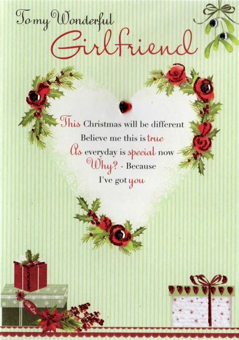 40 Christmas Card For A Girlfriend Christmas Card Verses Christmas Card Messages Birthday