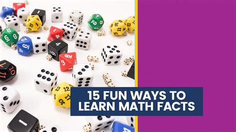15 Fun Ways To Master Math Facts In The Middle School Years Made For Math